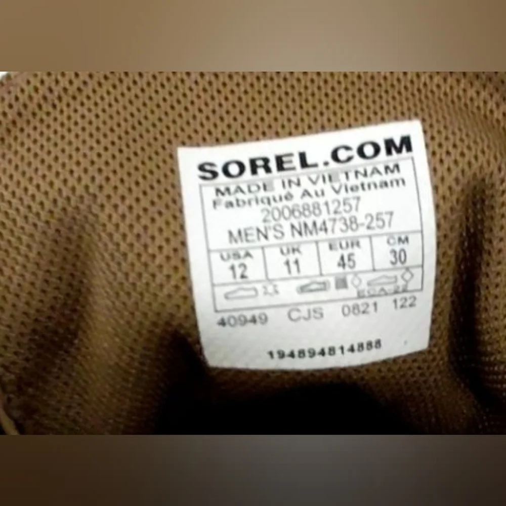 Sorel C-Street™  Chukka Boots Men's Size 12 NWOT MSRP $125